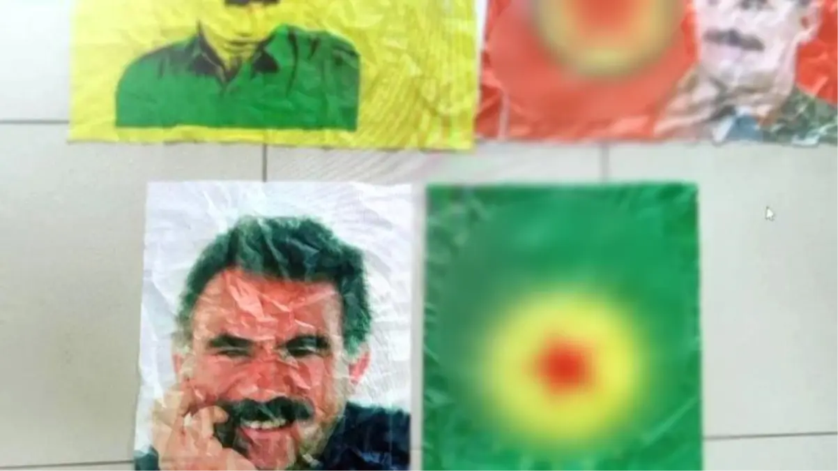 Belediyenin kullanılmayan binasında elebaşı Öcalan\'ın fotoğrafları ele geçirildi