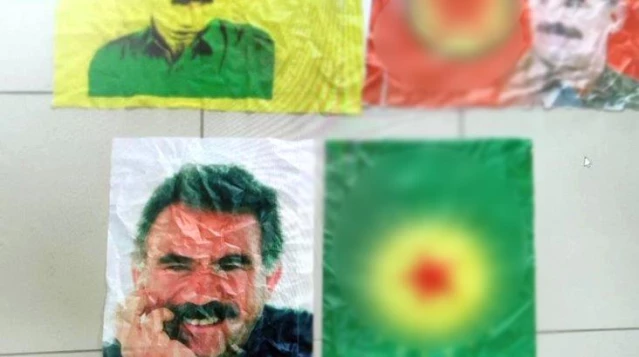 Belediyenin kullanılmayan binasında elebaşı Öcalan'ın fotoğrafları ele geçirildi