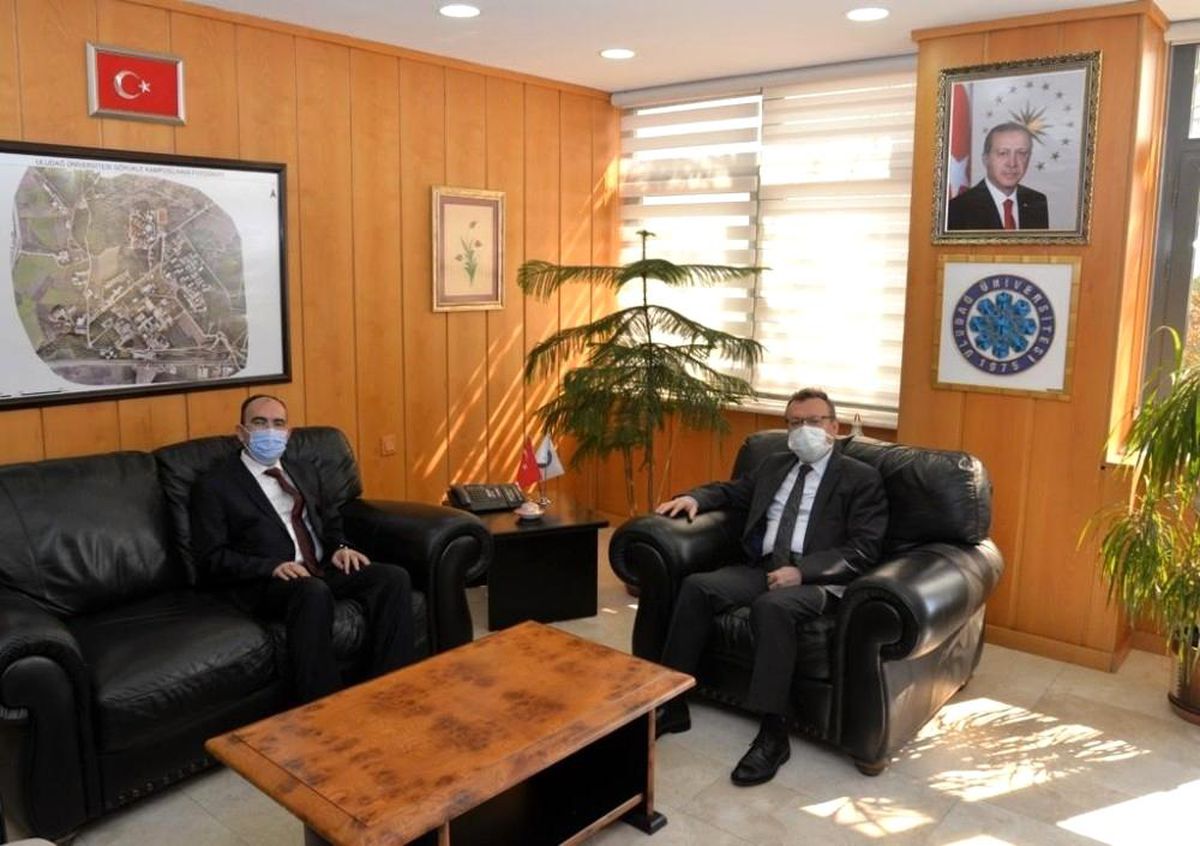 BŞEÜ Rektörü Prof. Dr. Şükrü Beydemir\'den Uludağ Üniversitesini ziyaret