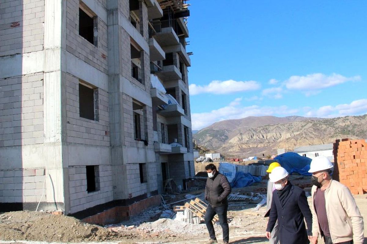 Son dakika haberleri! Cumhurbaşkanı Erdoğan\'ın müjdelediği TOKİ konutlarında çalışmalar sürüyor