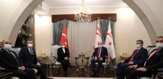 Ticaret Bakanı Pekcan, KKTC Cumhuriyet Meclisi Başkanı Sennaroğlu ile görüştü