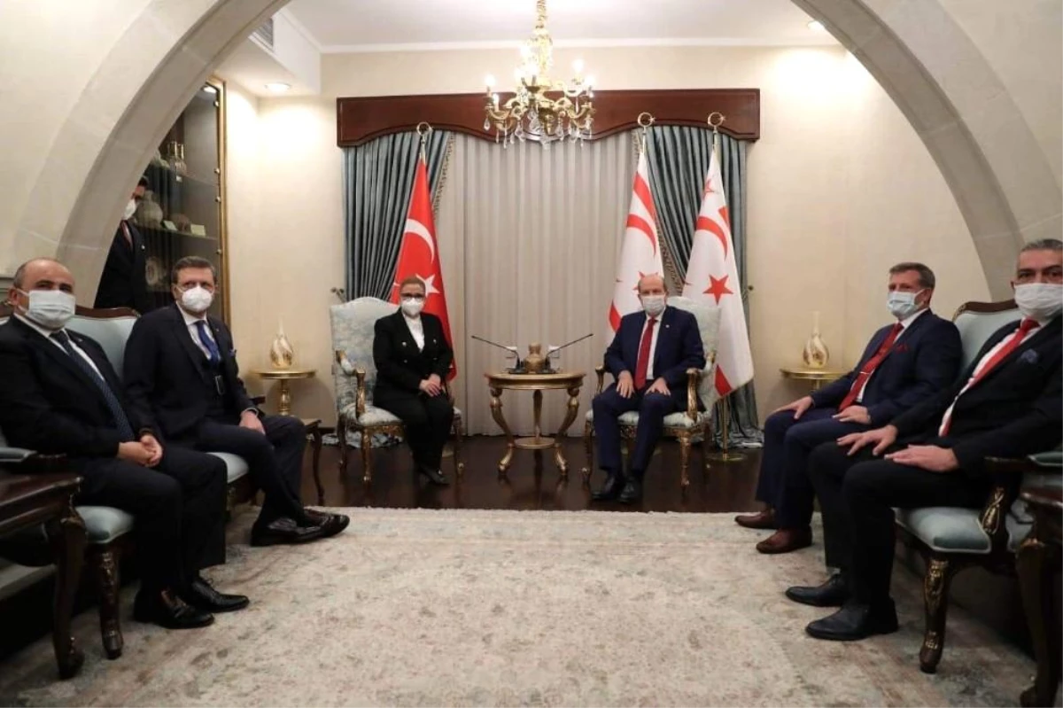 Ticaret Bakanı Pekcan, KKTC Cumhuriyet Meclisi Başkanı Sennaroğlu ile görüştü