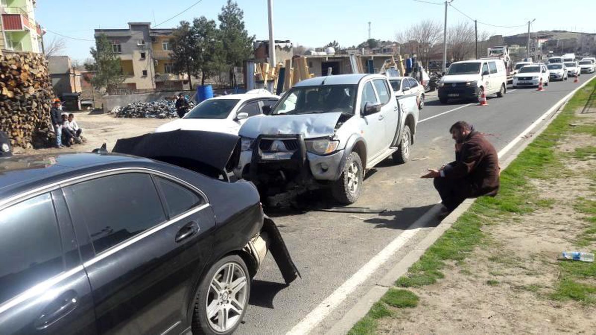 Diyarbakır\'da trafik kazası: 1 yaralı