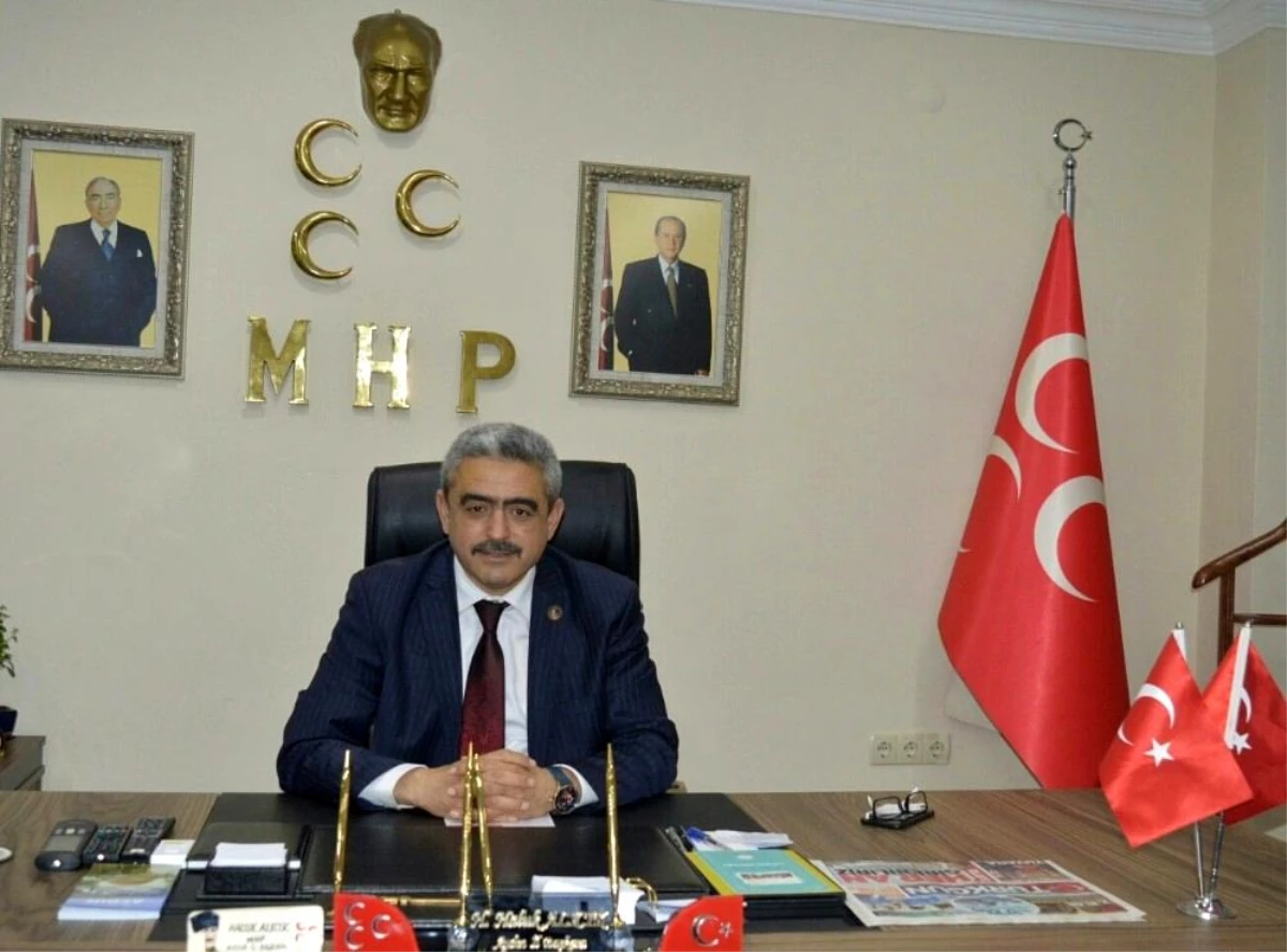 MHP Aydın İl Başkanı Alıcık, "Depremden değil, hazırlıksızlıktan ürkelim"