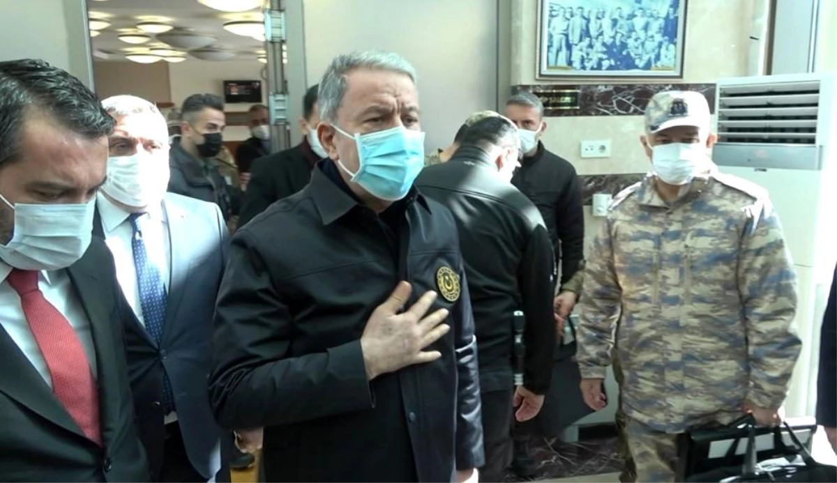 Milli Savunma Bakanı Akar: "Yaralıların durumu şu an iyi ve kontrol altında"