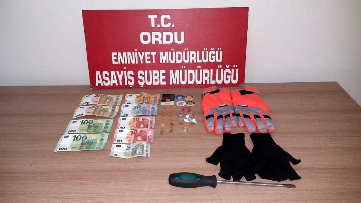 Ordu\'da ziynet eşyaları çalan hırsızlar yakalandı