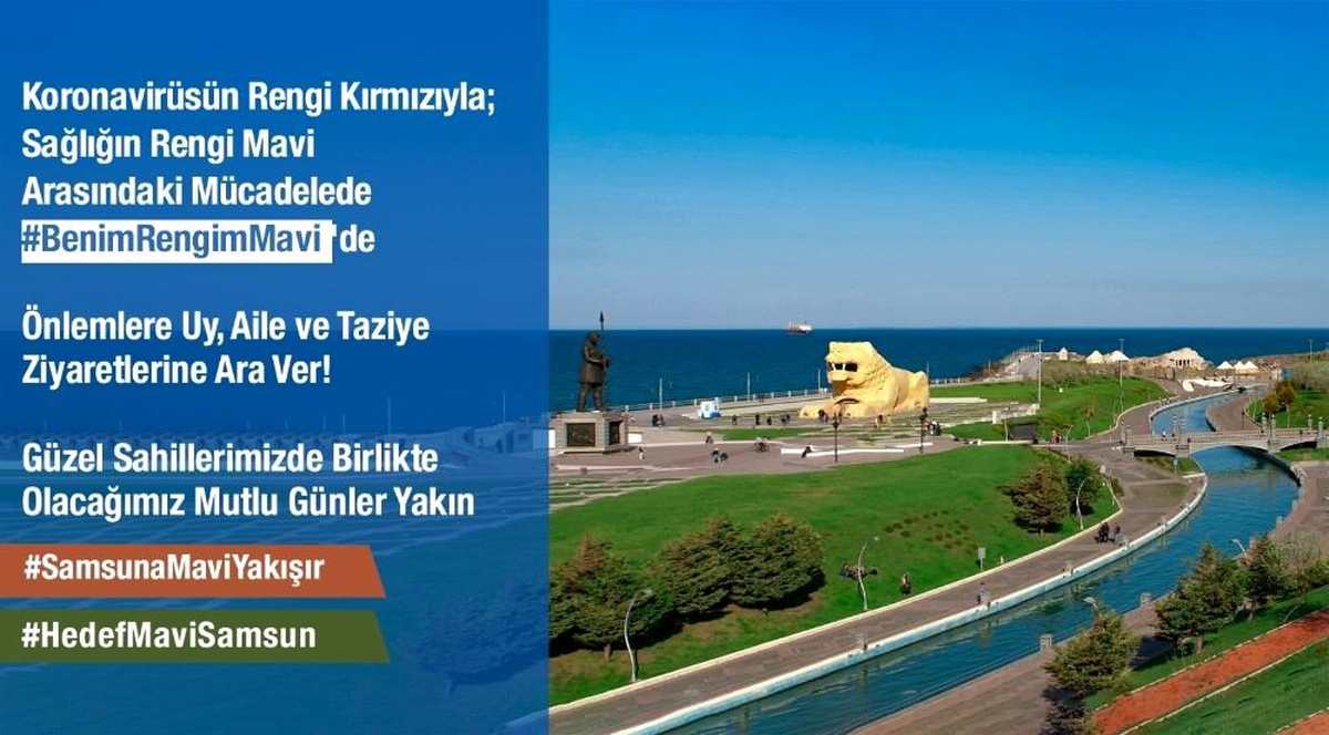 "Samsuna Mavi Yakışır" sosyal medya çalışması