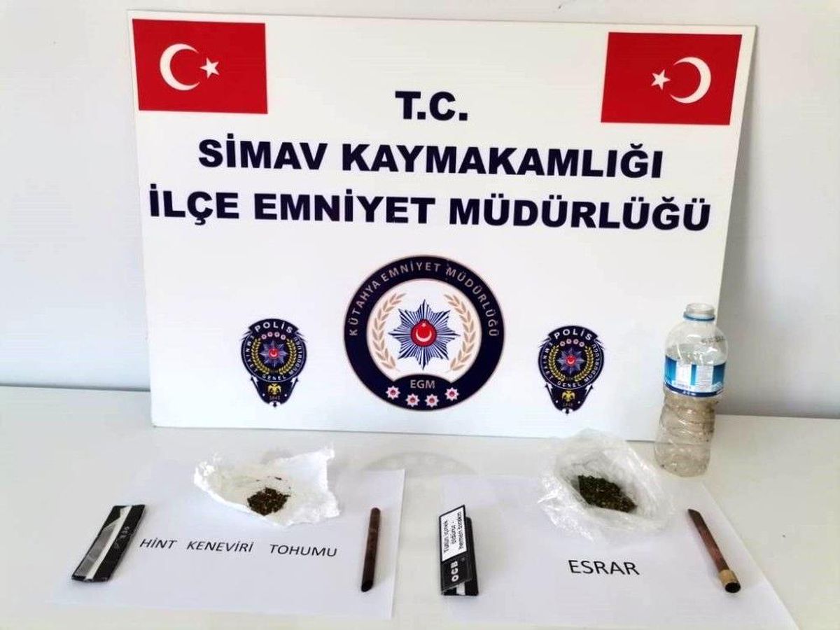 Simav\'da uyuşturucu operasyonu