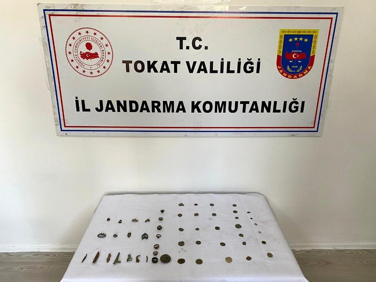 Tokat\'ta 56 parça tarihi eser ele geçirildi