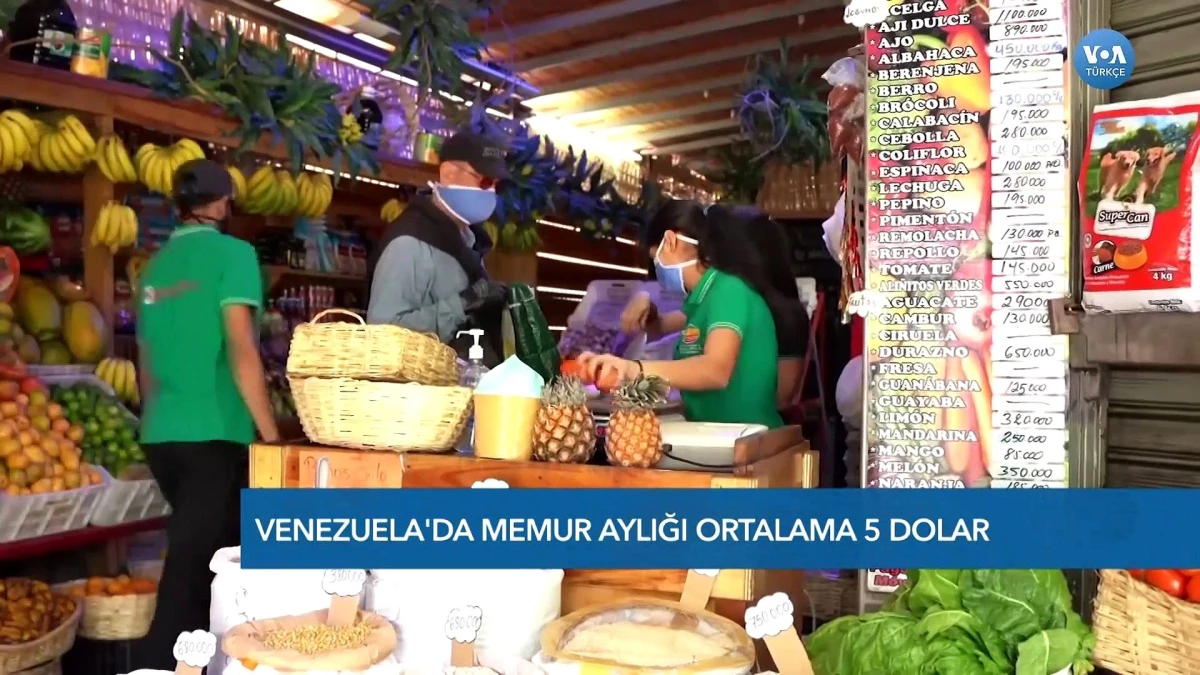 Venezuela\'da Memur Maaşları Ortalama 5 Dolar