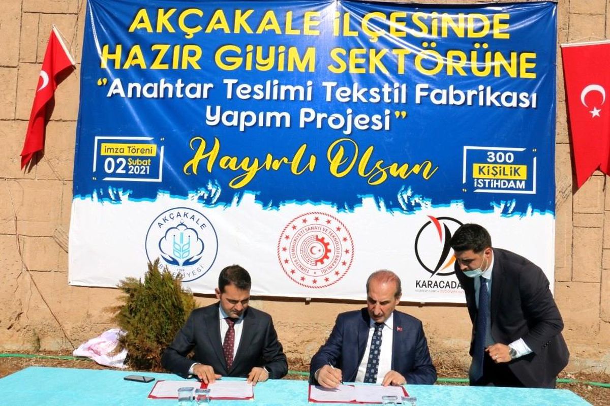 Akçakale\'de fabrika için yatırımcı başvuruları başladı