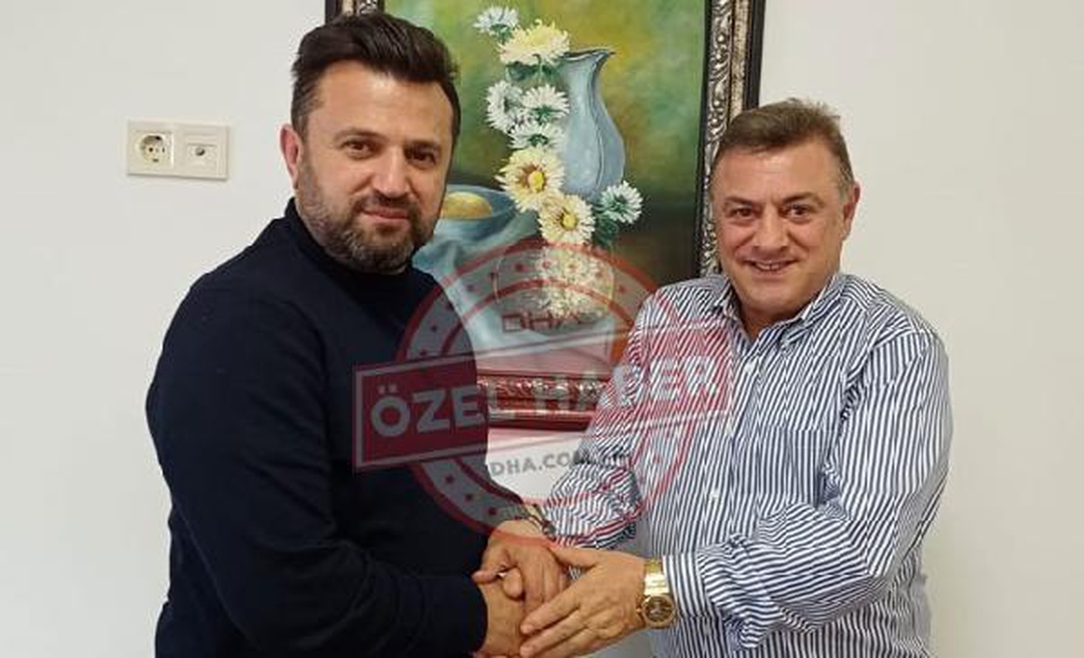 Çaykur Rizespor Başkanı Kartal, Bülent Uygun ile el sıkıştı