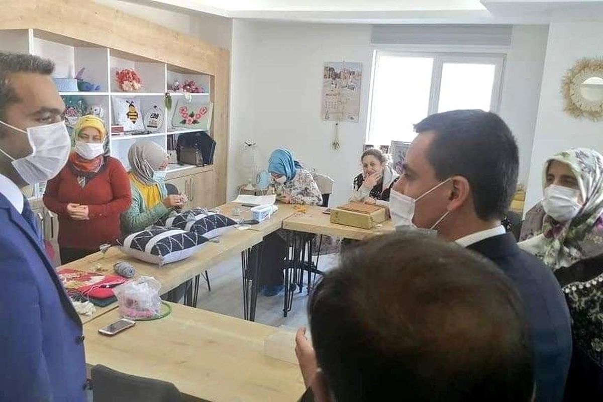 İki ilçe kadın kooperatifi arasında işbirliği