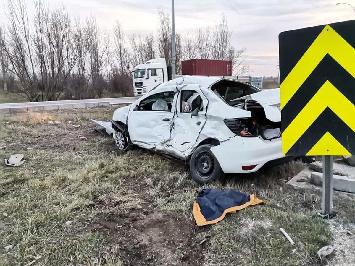 İnönü\'de trafik kazası, 1 ölü 1 yaralı
