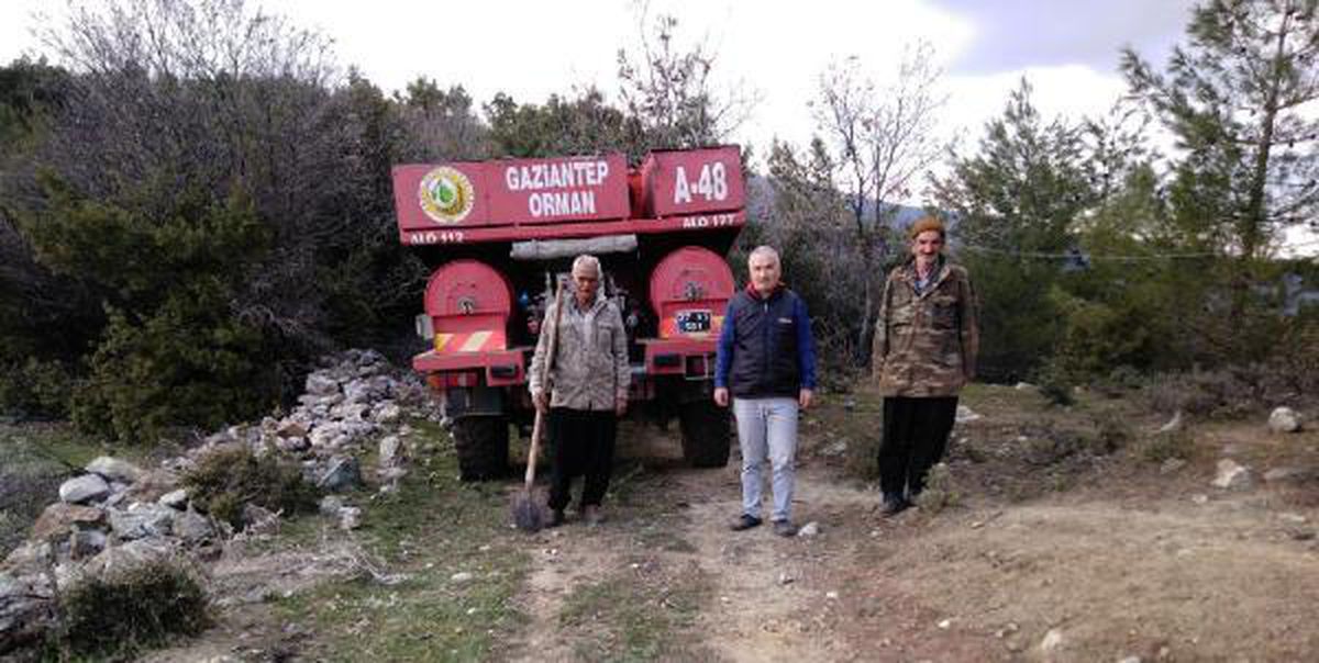 Son dakika haber | İslahiye\'de orman yangını