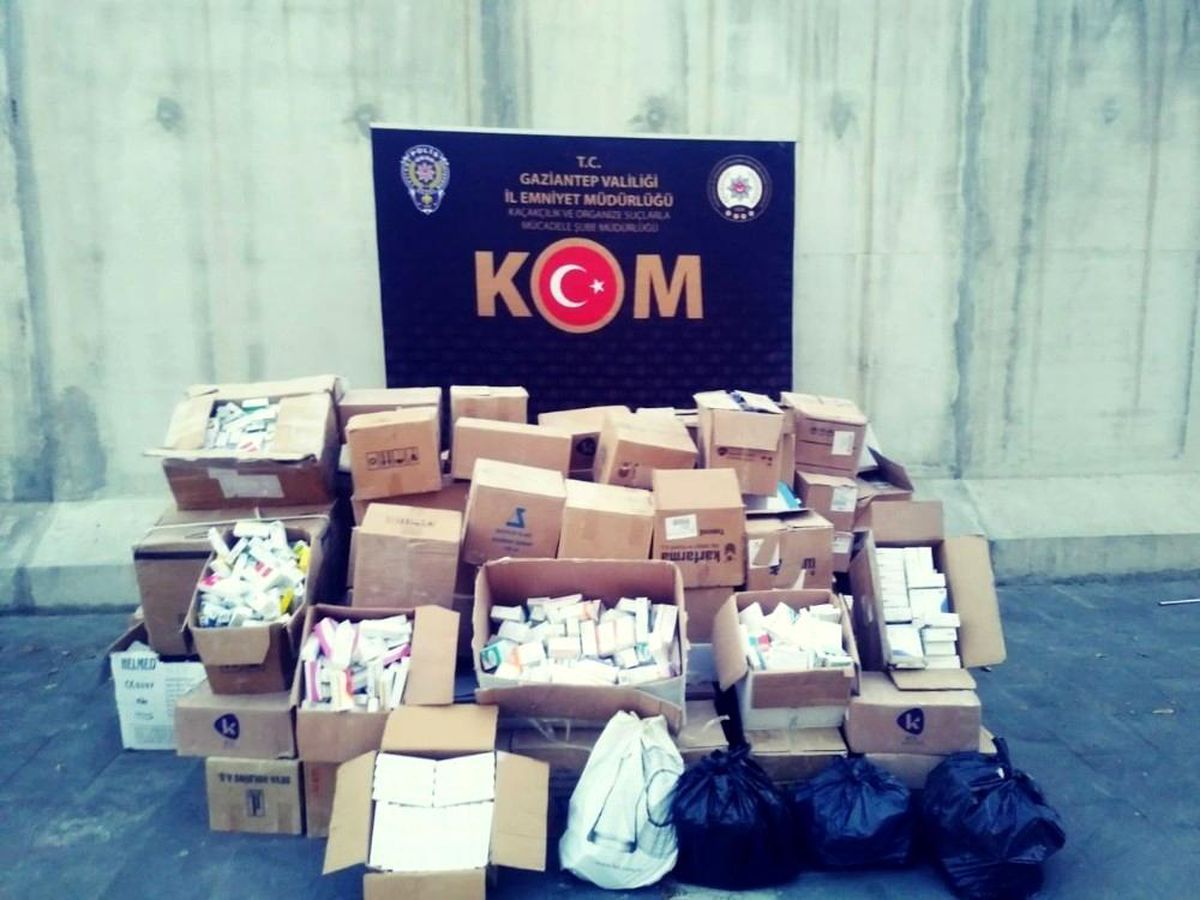 Son dakika haber | KOM\'dan dev operasyon: 81 bin paket kaçak ilaç yakalandı