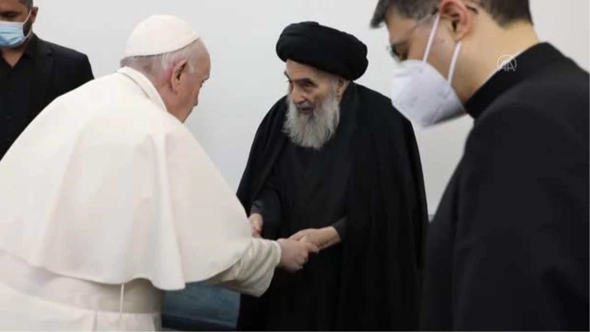 Papa Franciscus Irak\'ta Şiilerin dini mercisi Sistani ile insanlığın karşılaştığı zorlukları görüştü(2)