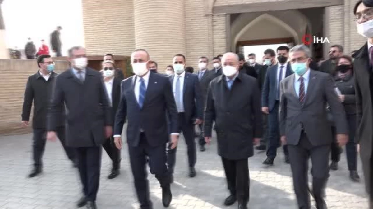Bakan Çavuşoğlu, Özbekistan\'ın tarihi Hive kentini ziyaret etti