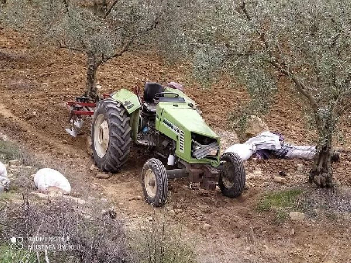Devrilen traktörün altında kalan çiftçi yaşamını yitirdi