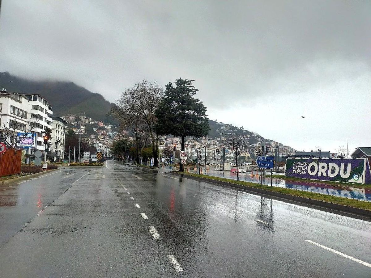 Ordu\'da korona virüs sessizliği
