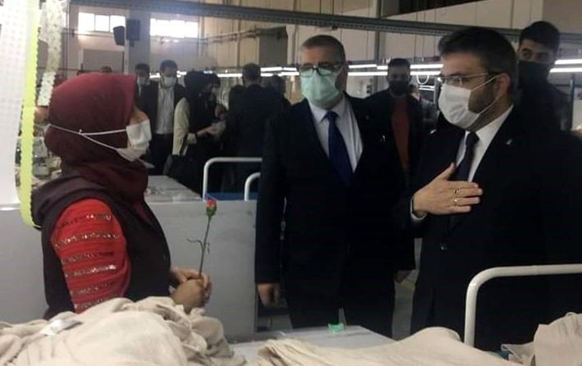 AK Parti Aydın tekstilci kadınları unutmadı