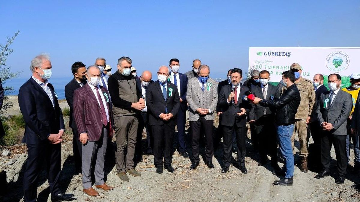 GÜBRETAŞ\'tan 69\'uncu yıl anısına İskenderun\'a Hatıra Ormanı