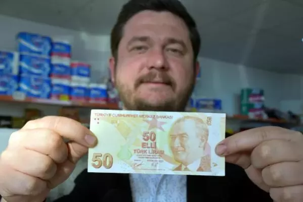 Hatalı basım 50 liralık banknotu satışa çıkardı