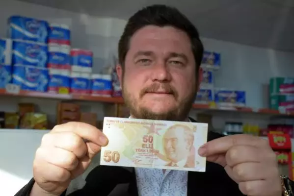 Hatalı basım 50 liralık banknotu satışa çıkardı