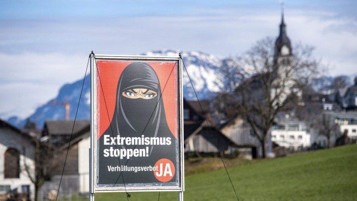 İsviçre\'de referandumla ibadet yerleri hariç tüm kamusal alanlarda burka ve peçe yasaklandı