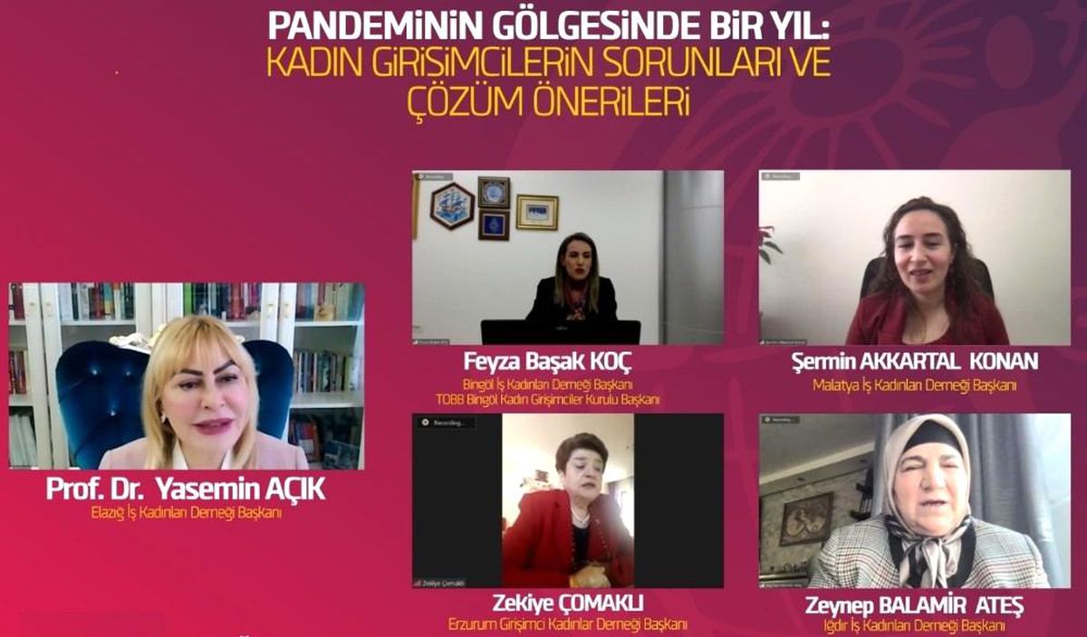 Elazığ\'da kadın girişimcilerin sorunları panelde tartışıldı