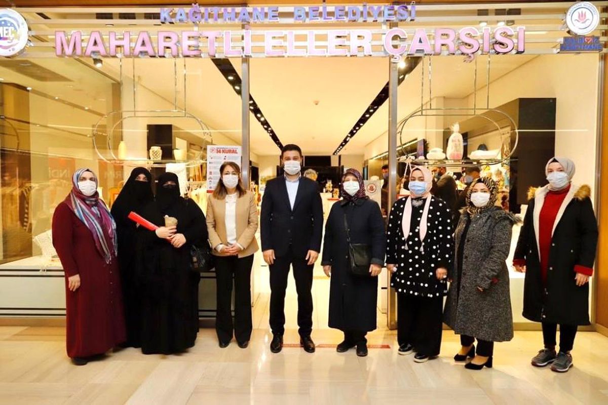 Kağıthane Belediyesi girişimci kadınlara iş yeri açtı