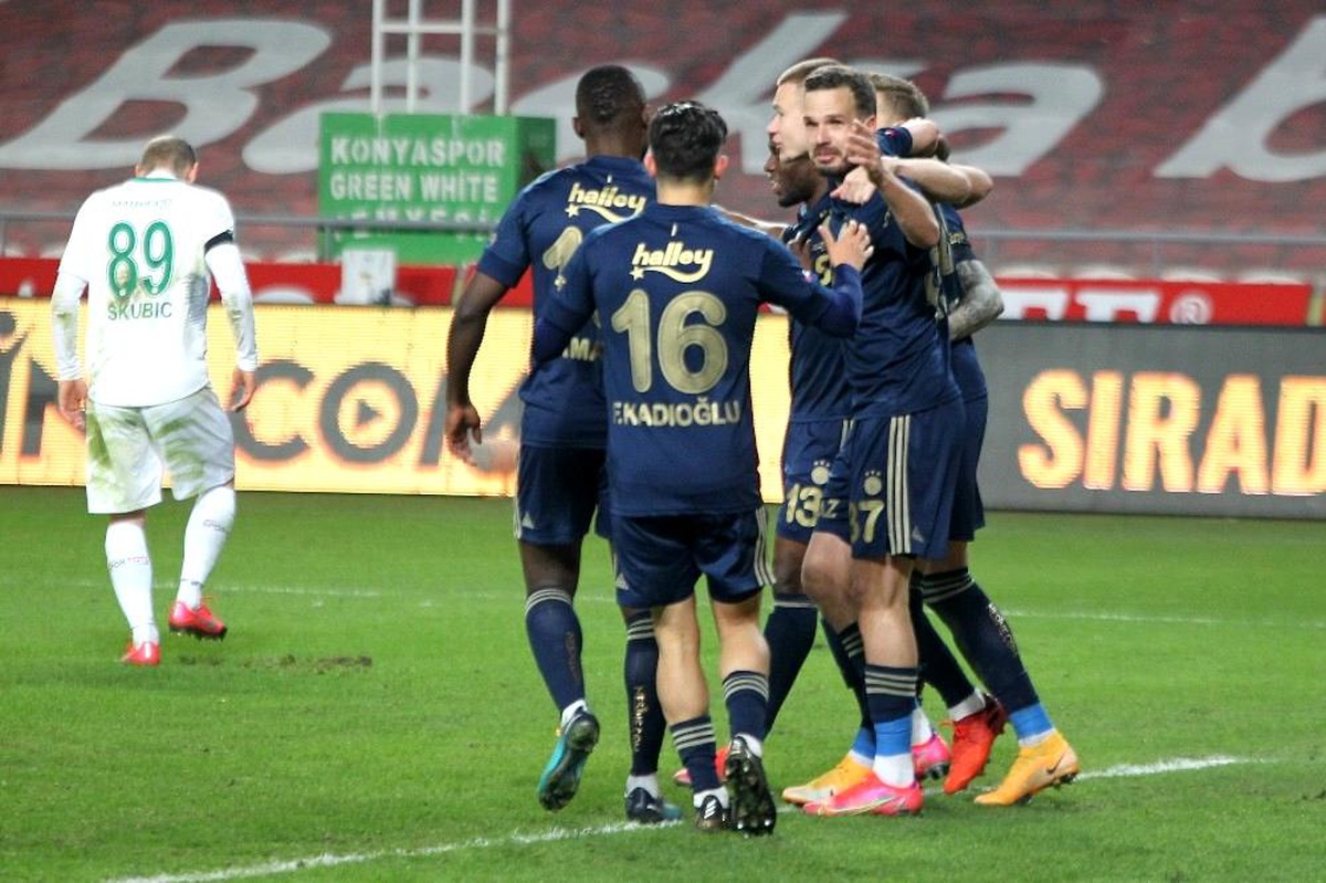 Süper Lig: Konyaspor: 0 - Fenerbahçe: 3 (Maç sonucu)