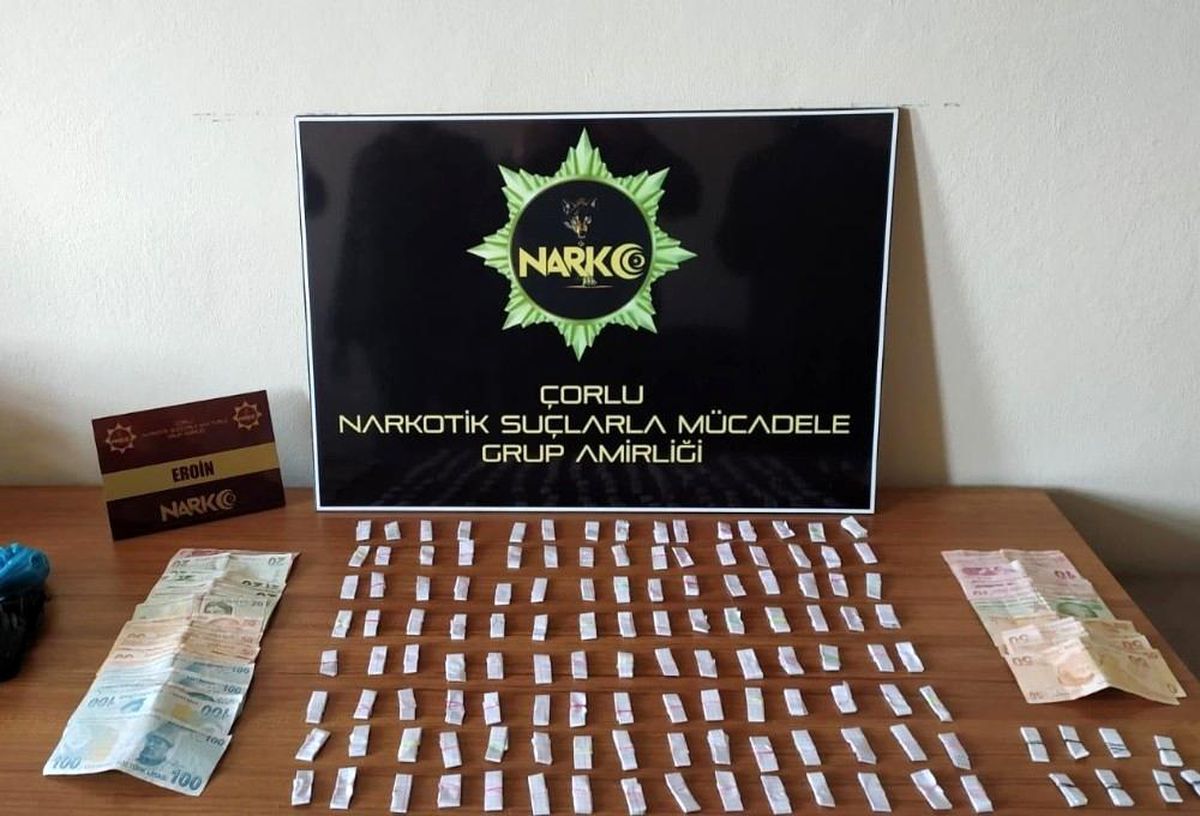 Tekirdağ\'da uyuşturucu operasyonu: 2 gözaltı