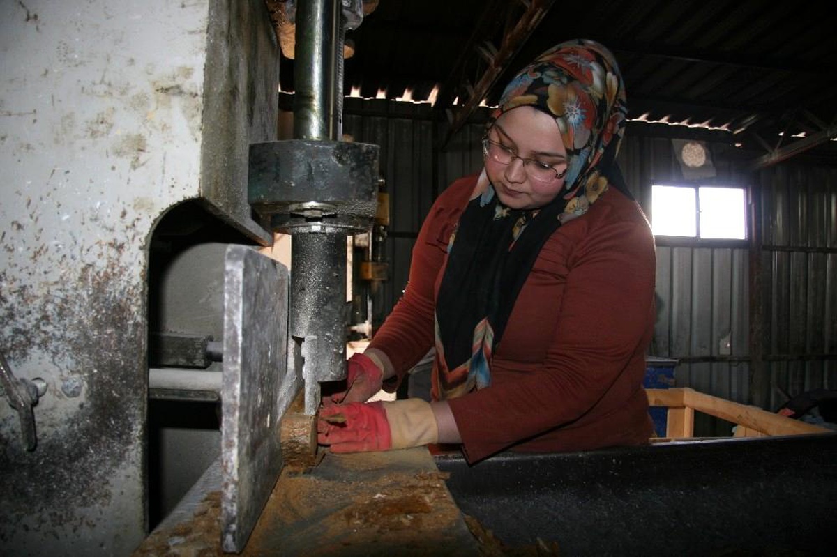 Tonluk mermerleri erkekler değil \'kadınlar\' işliyor