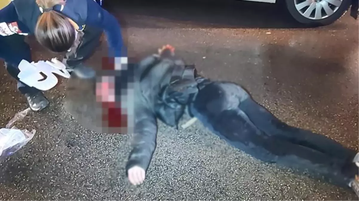 Uyuşturucunun etkisi altındaki genç, seyir halindeki otomobilin önüne atladı