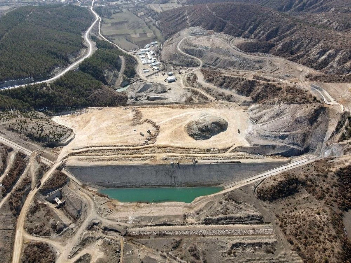 Amasya Aydınca Barajı\'nda çalışmalar devam ediyor