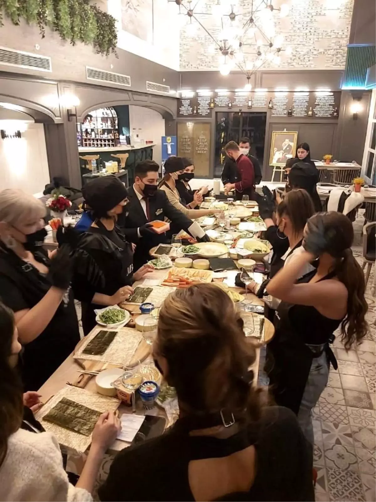 Balık şehri Trabzon\'da ilk "Sushi Workshop" ilgi çekti