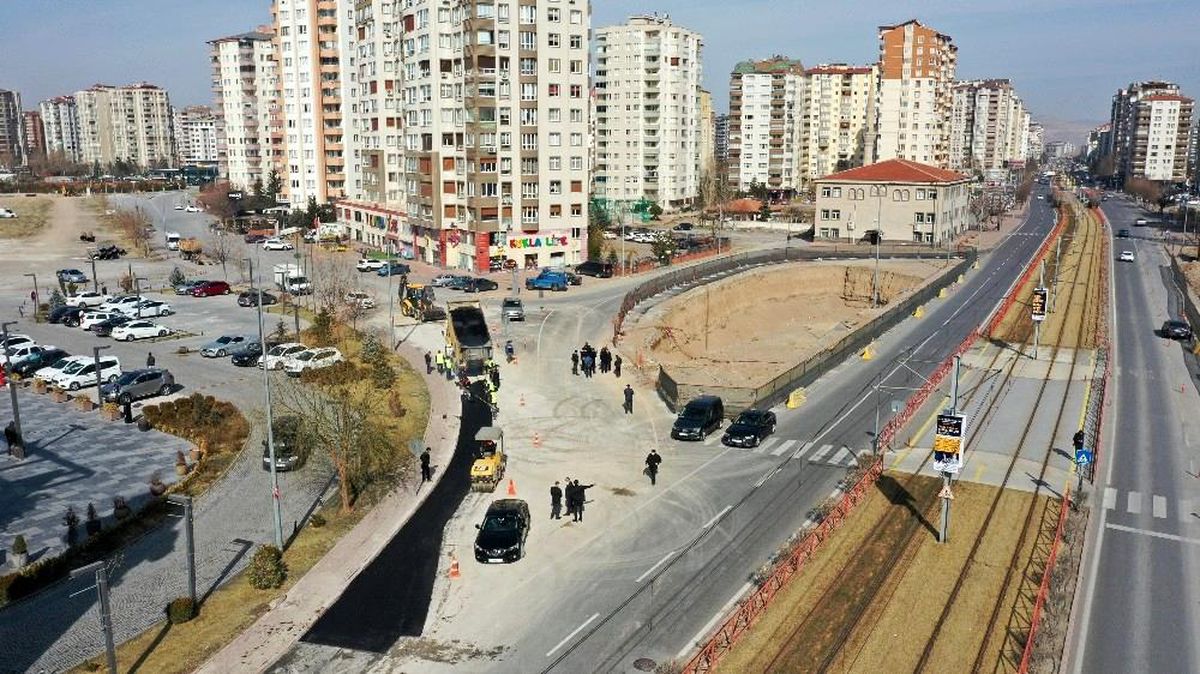 Kayseri\'de belediyelerin yol çalışmaları