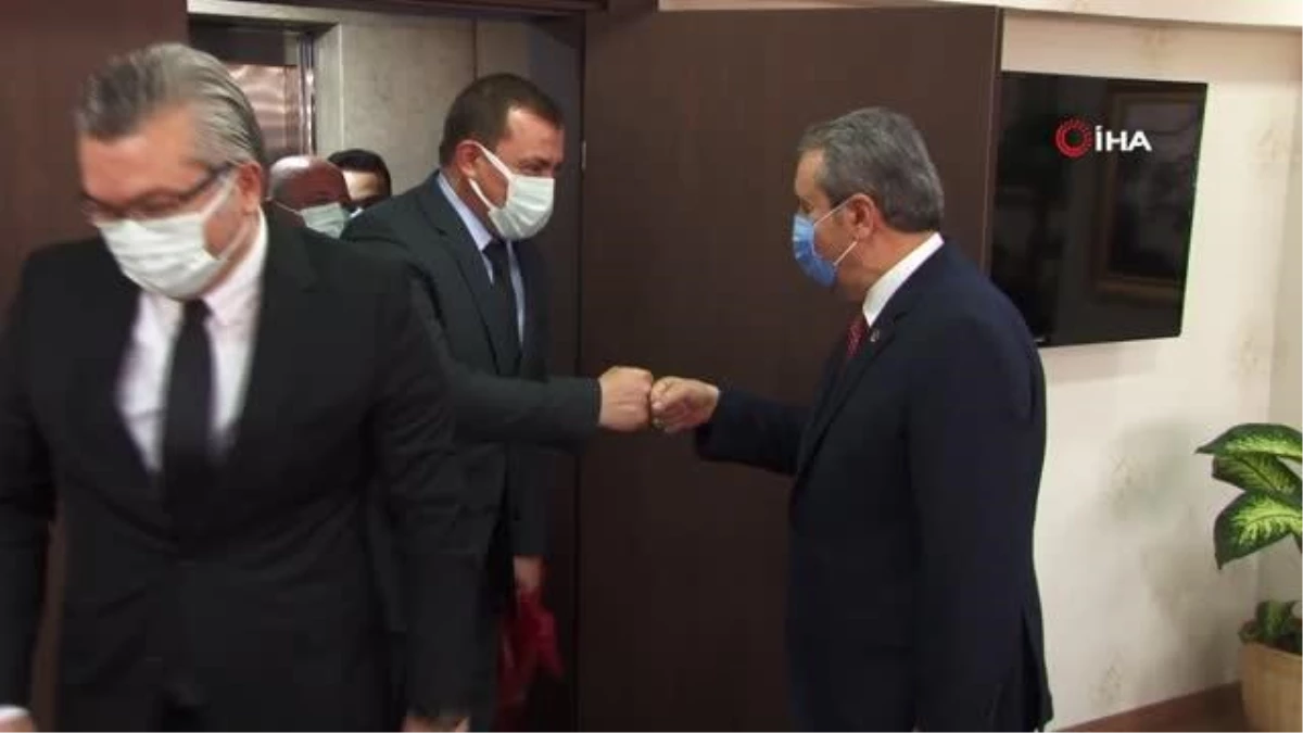 BBP Lideri Destici, Eskişehirspor\'un yönetim heyetini ağırladı