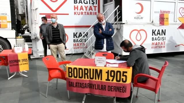 Bodrum 1905 Galatasaraylılar Derneği'nden kan bağışı kampanyası