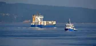 ÇANAKKALE - Çanakkale Boğazı transit gemi trafiğine tek yönlü kapatıldı