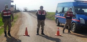 Kahta'da bir köy karantinaya alındı