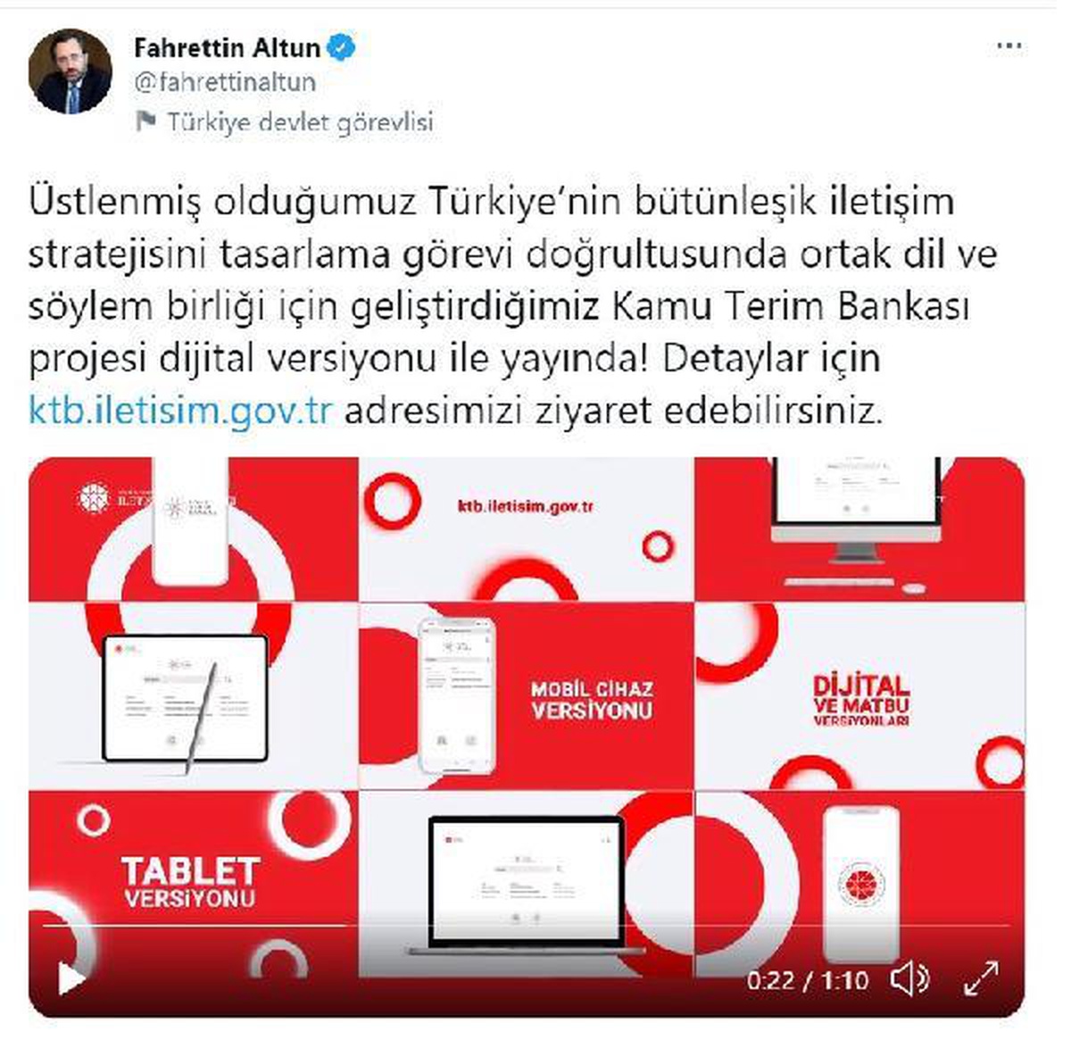 Kamu Terim Bankası dijital versiyonu yayında