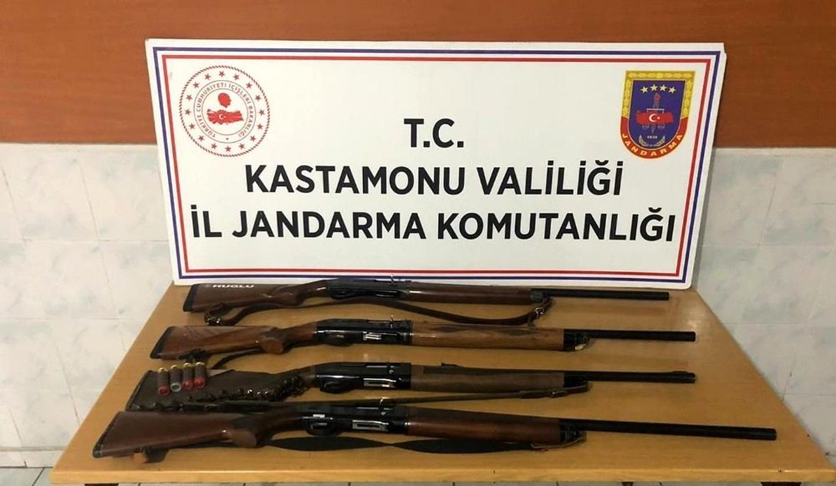 Kastamonu\'da kaçak avlanan 4 kişiye 5 bin 808 lira para cezası