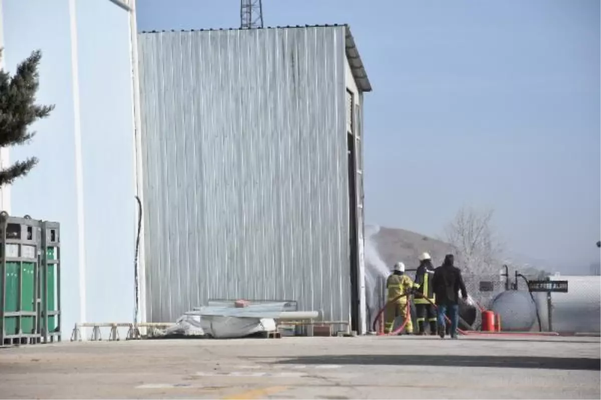 Kırıkkale\'de gaz tankında yangın paniği