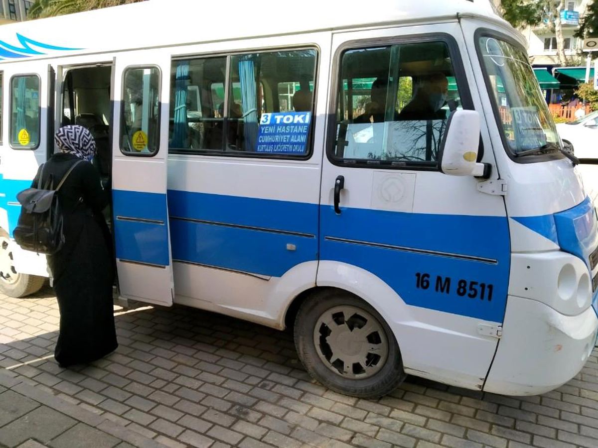Minibüsçüler pandemiye direndi