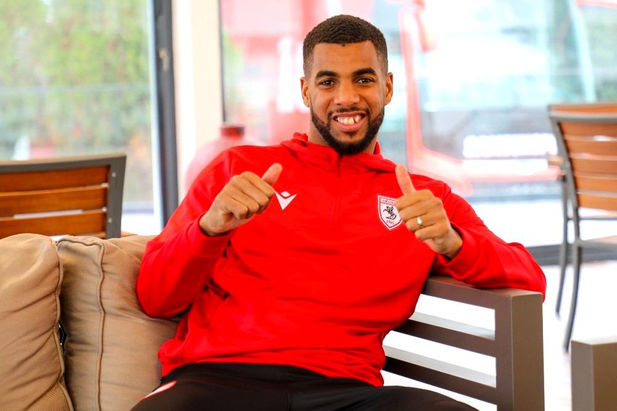 Samsunspor\'un forveti Coureur: "Süper Lig için elimden geleni yapacağım"
