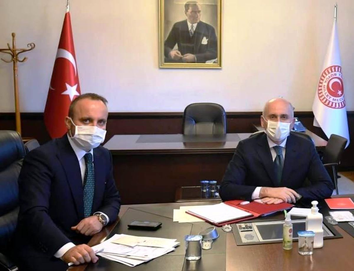 Turan, Bakan Karaismailoğlu ile bir araya geldi