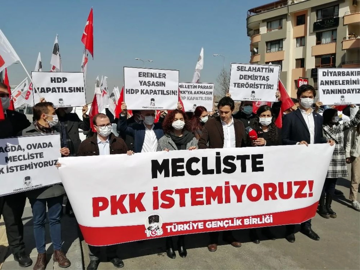 Türkiye Gençlik Birliği\'nden "HDP kapatılsın" talebi