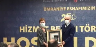 25 YILINI TAMAMLAYAN ESNAFA HİZMET BERATI